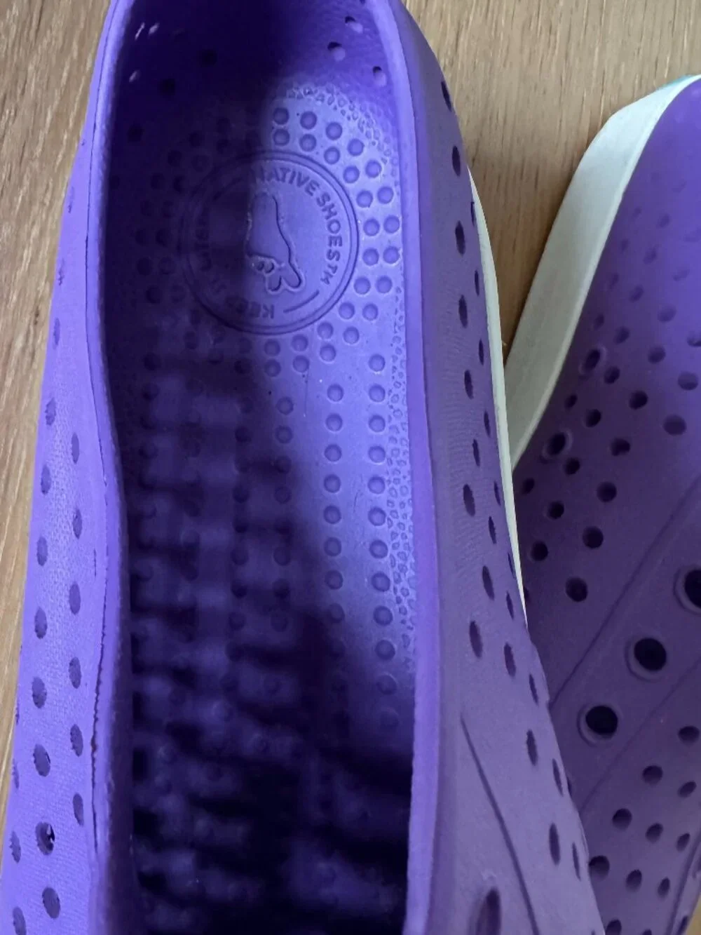KIDS NATIVES JEFFERSON SLIP ON PURPLE SIZE 4 YOUTH